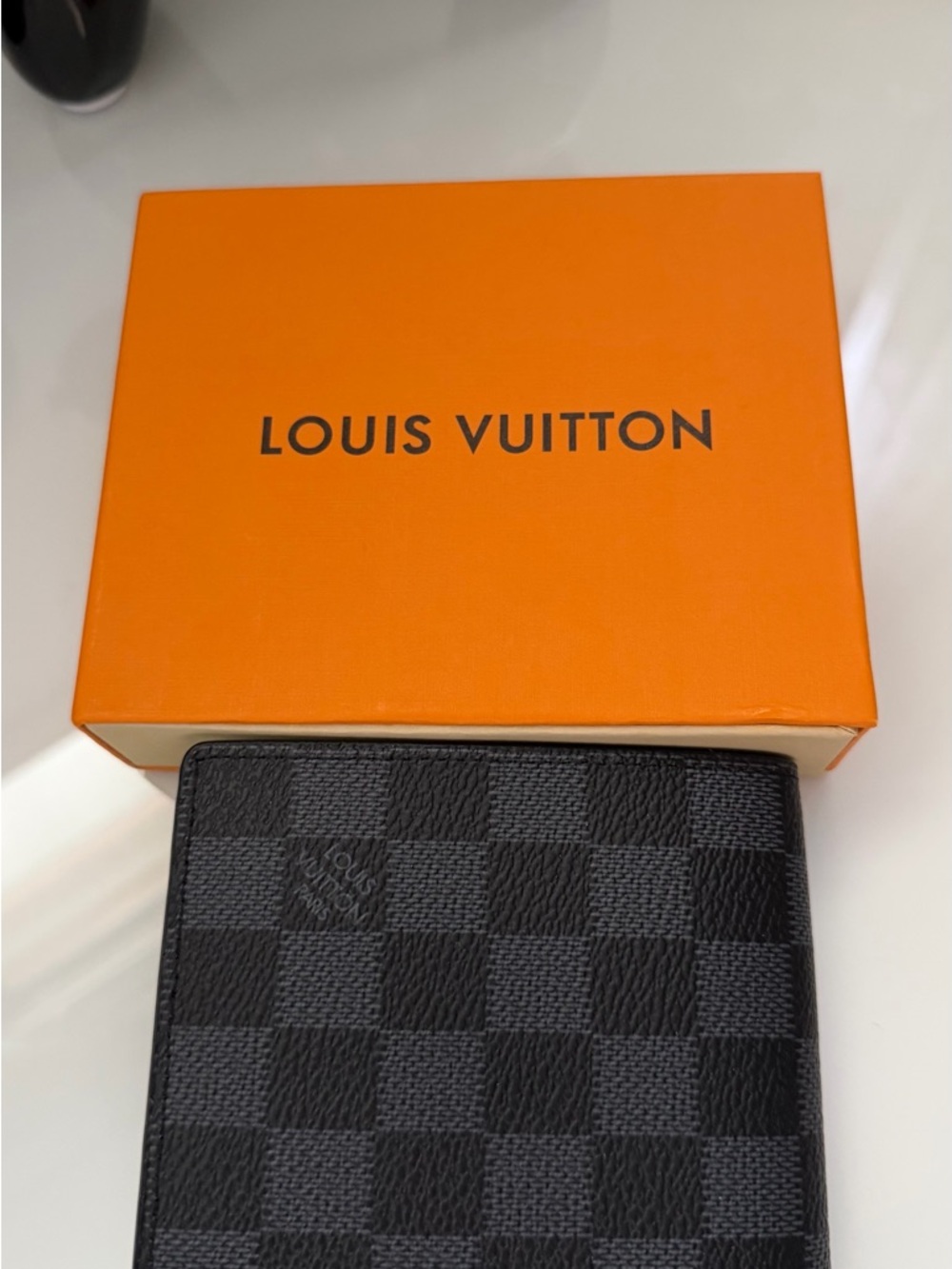 Louis Vuitton Black Damier Graphite Bi-Fold Card & Key Wallet - Picture 6 of 6